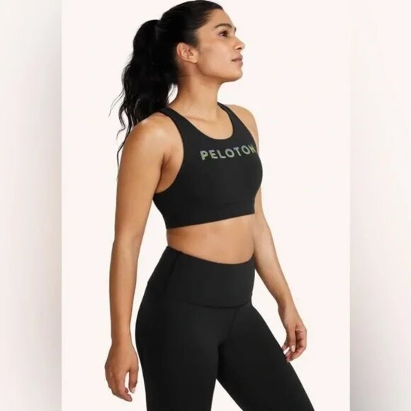 Peloton Here Now High Neck Twist Back Sports Bra Womens Size XS - Picture 3 of 9